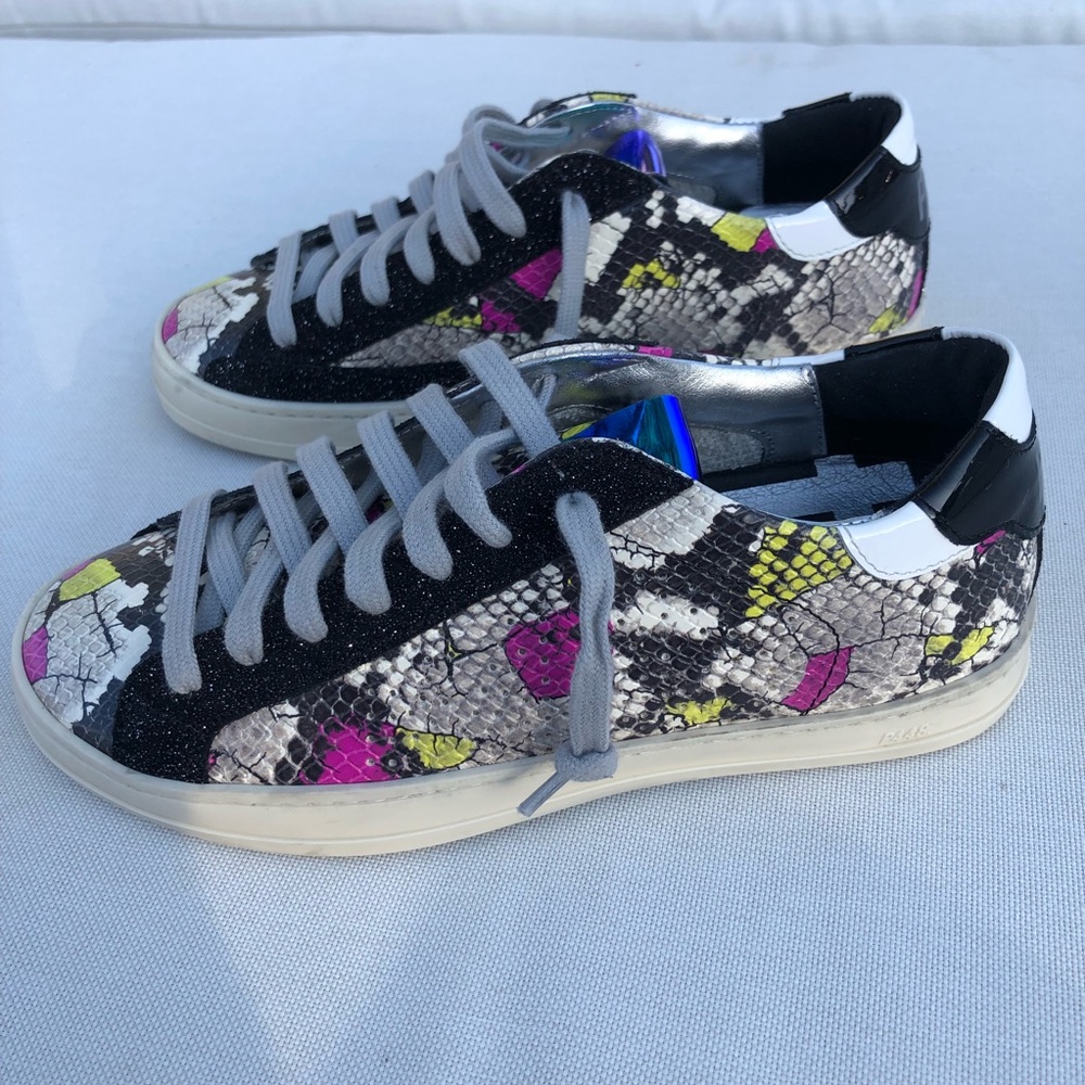 P448 John Piuma Python Sneakers EUR36 (US6-6.5) - Picture 3 of 12